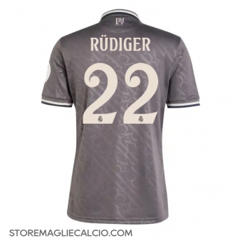 Real Madrid Antonio Rudiger #22 Maglia Gara Terza Repliche 2024-25